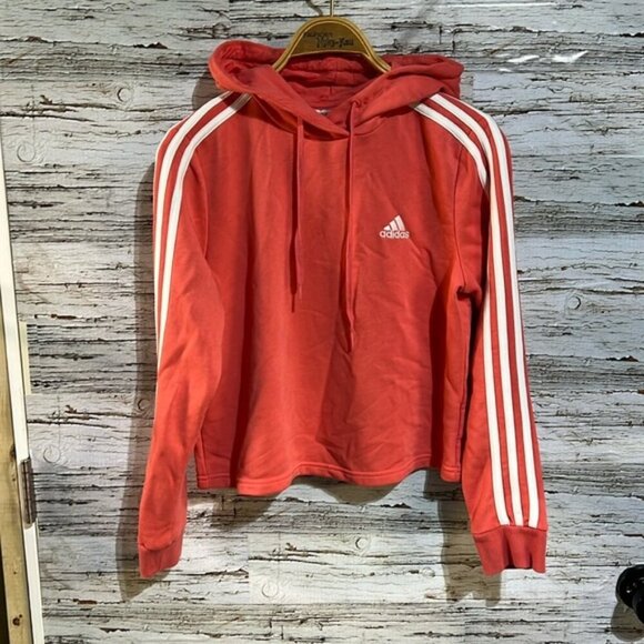 adidas Tops - Adidas short style hoodie size small
